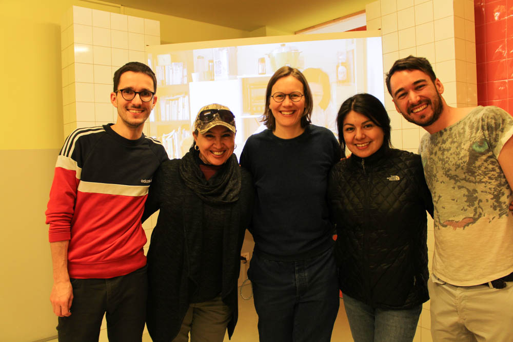 Felix Scharr, Patricia Zamorano, Vera Hofmann, Rosa Lisbeth Navarrete, Juan Carlos Rosa Casasola. Photo: SMU