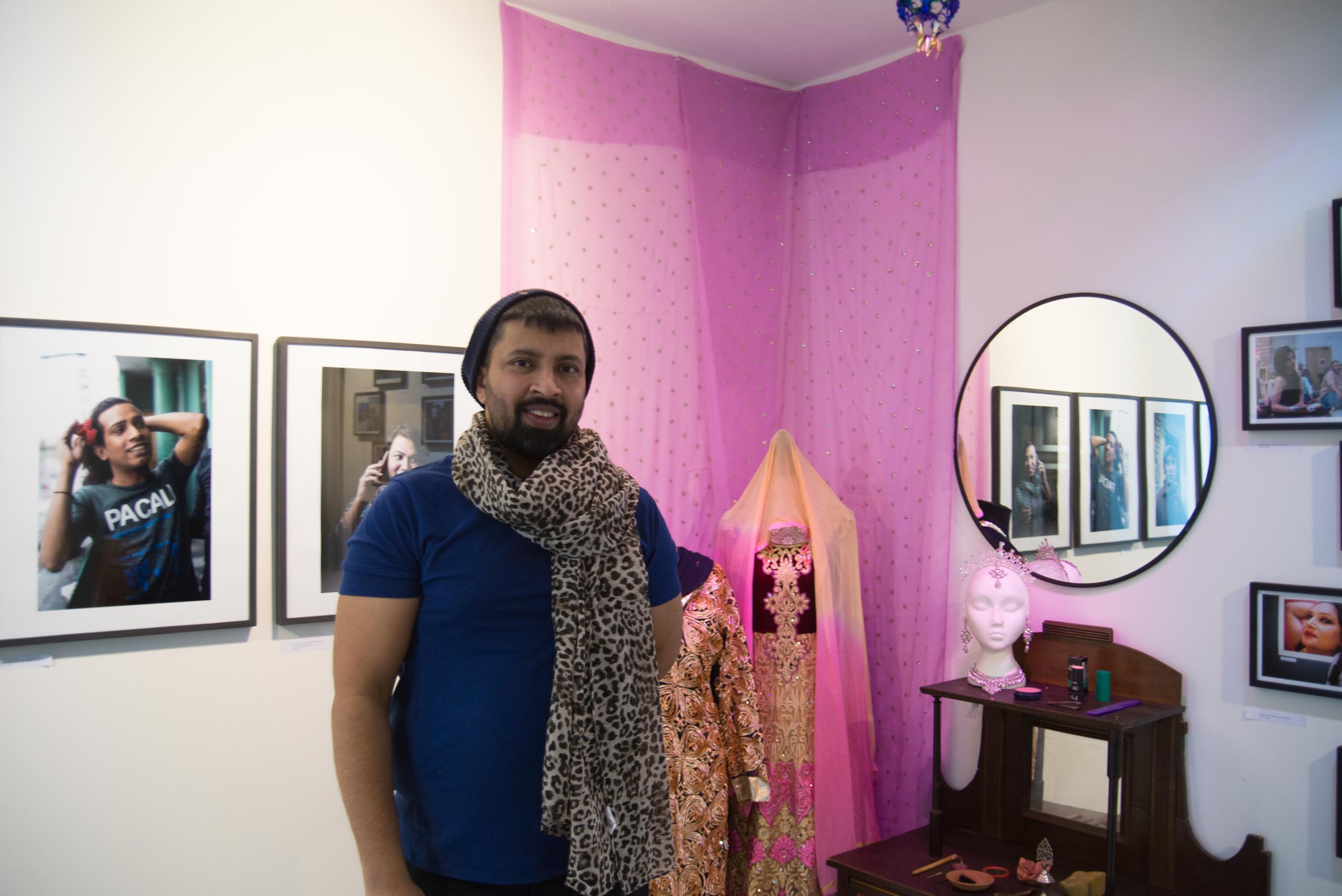 Curator Saadat Munir. Photo: Nadia Horsted-Narejo