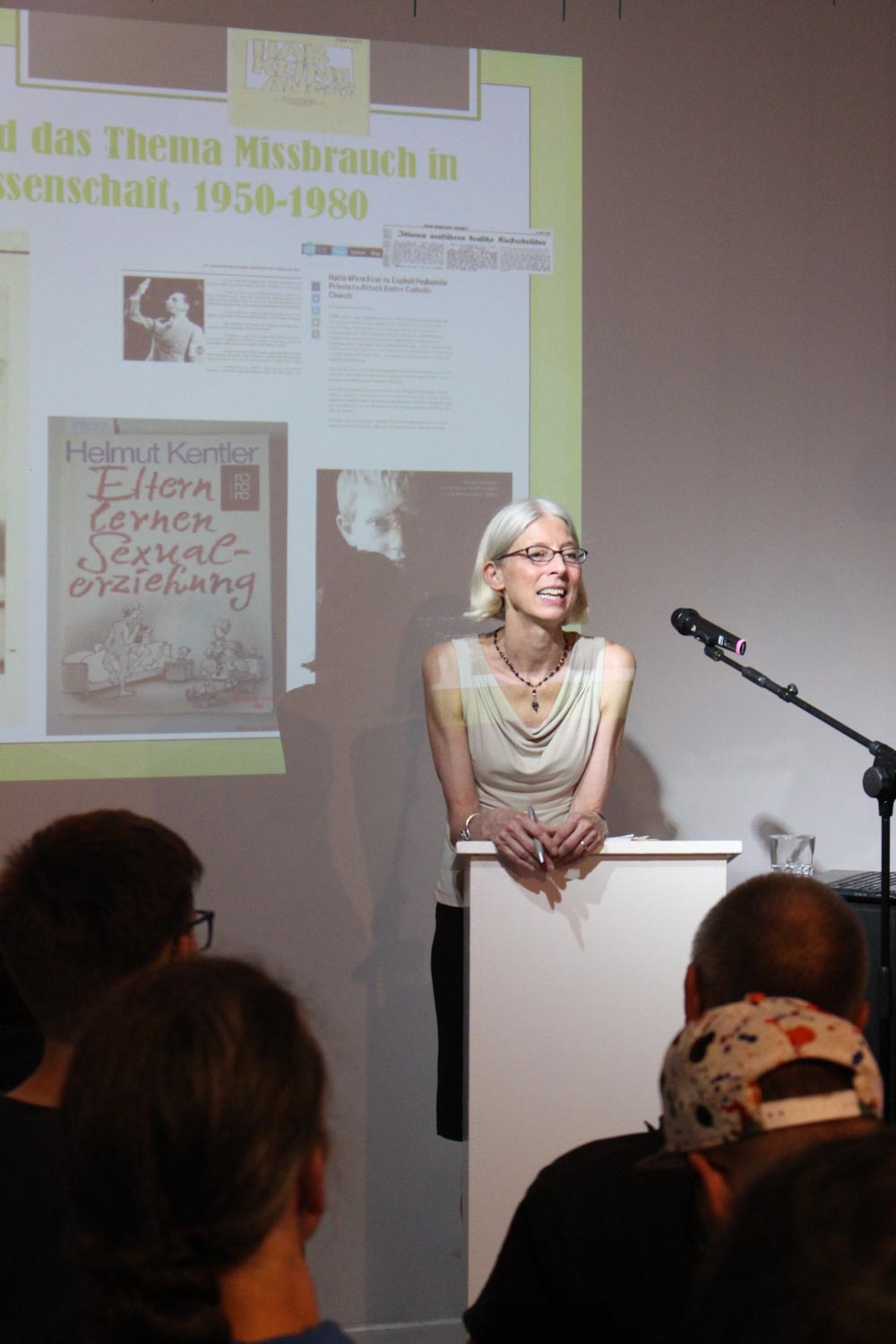 Lecture by Dagmar Herzog. Photo: SMU
