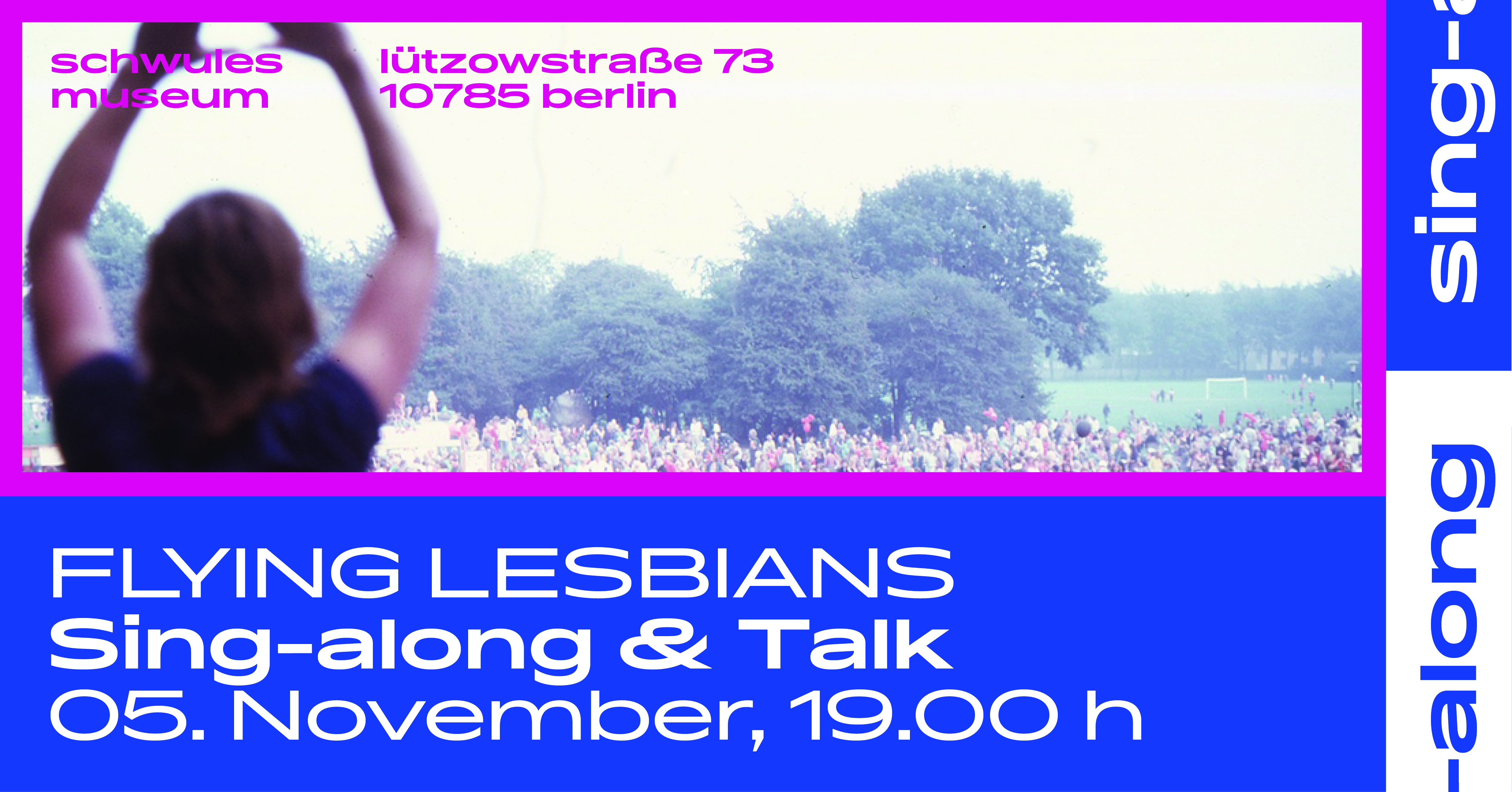 Announcement Flying Lesbians Sing-along & Talk