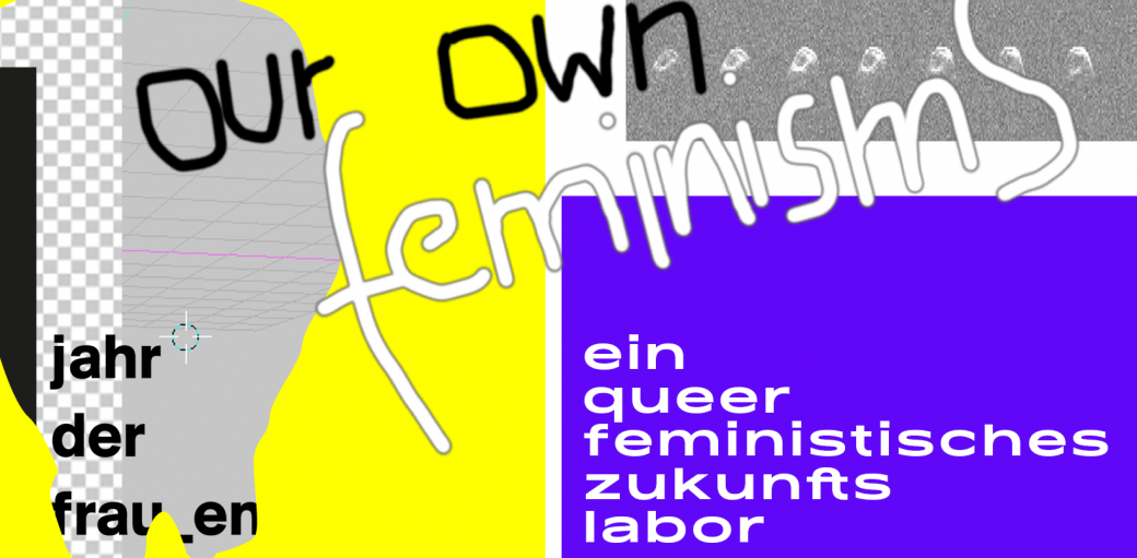 Logo our own feminismS. Image: Vera Hofmann