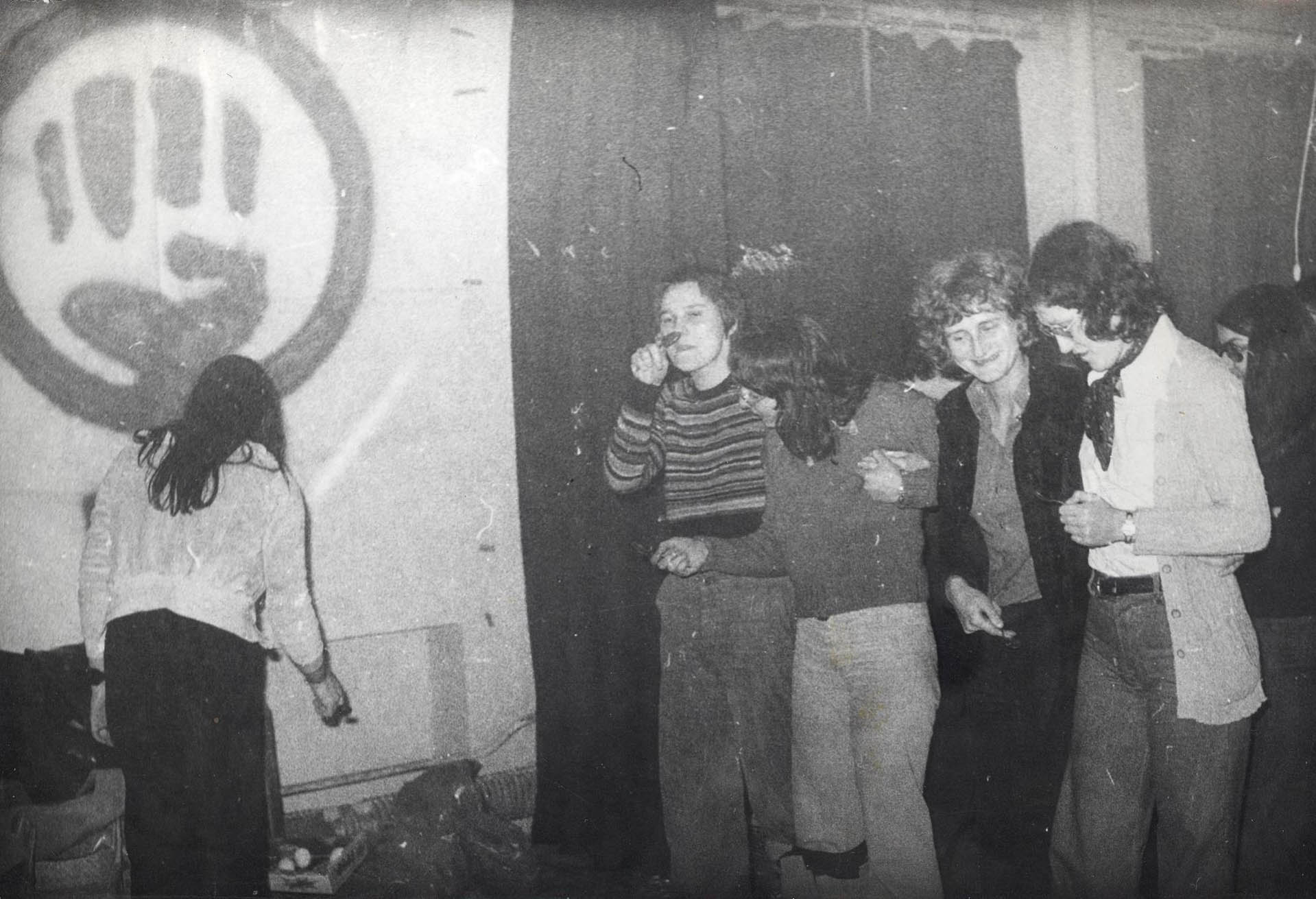 Party at LAZ (1974). Photo: Christiane Härdel / LAZ-Archive