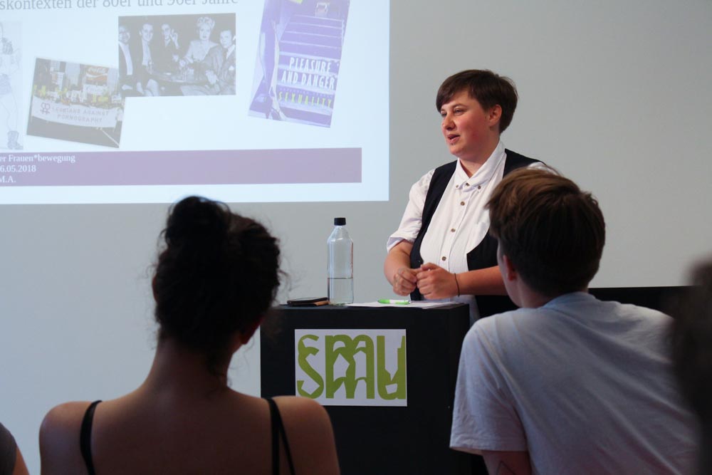 Symposium on the history of the women*'s movement. Photo: Vera Hofmann