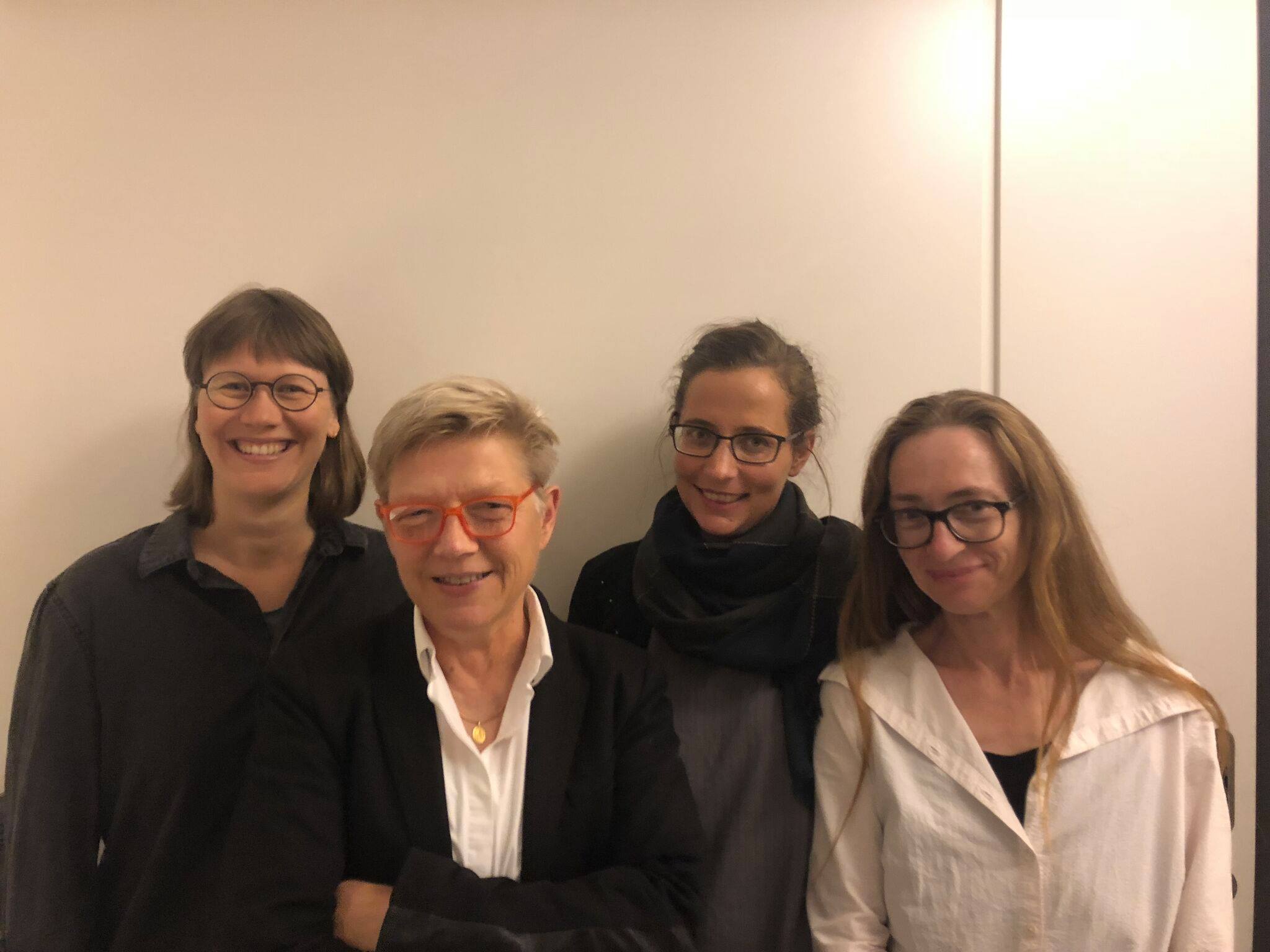 Vera Hofmann, Birgit Bosold, Lena Fritsch, Elke Krasny. Foto: SMU